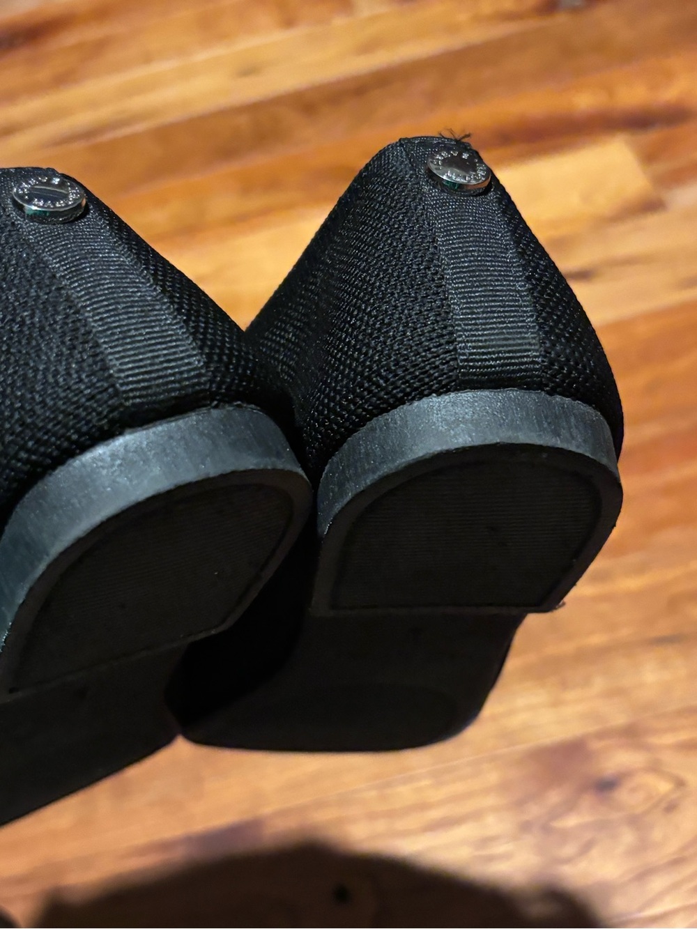 Steve Madden Black Knit Mary Jane Flats with Buckle - Picture 7 of 8